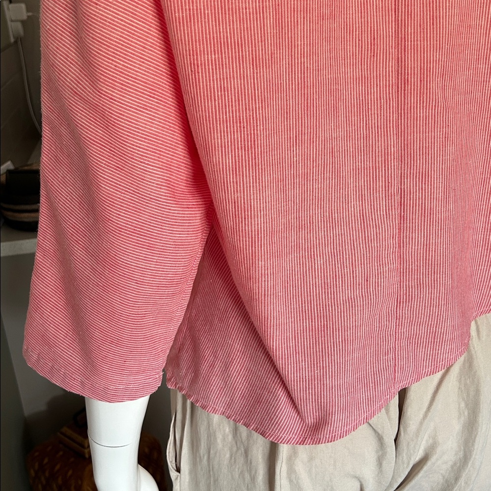 Vintage Hi Georgie! Asymmetrical Button Down S/M - Picture 9 of 14